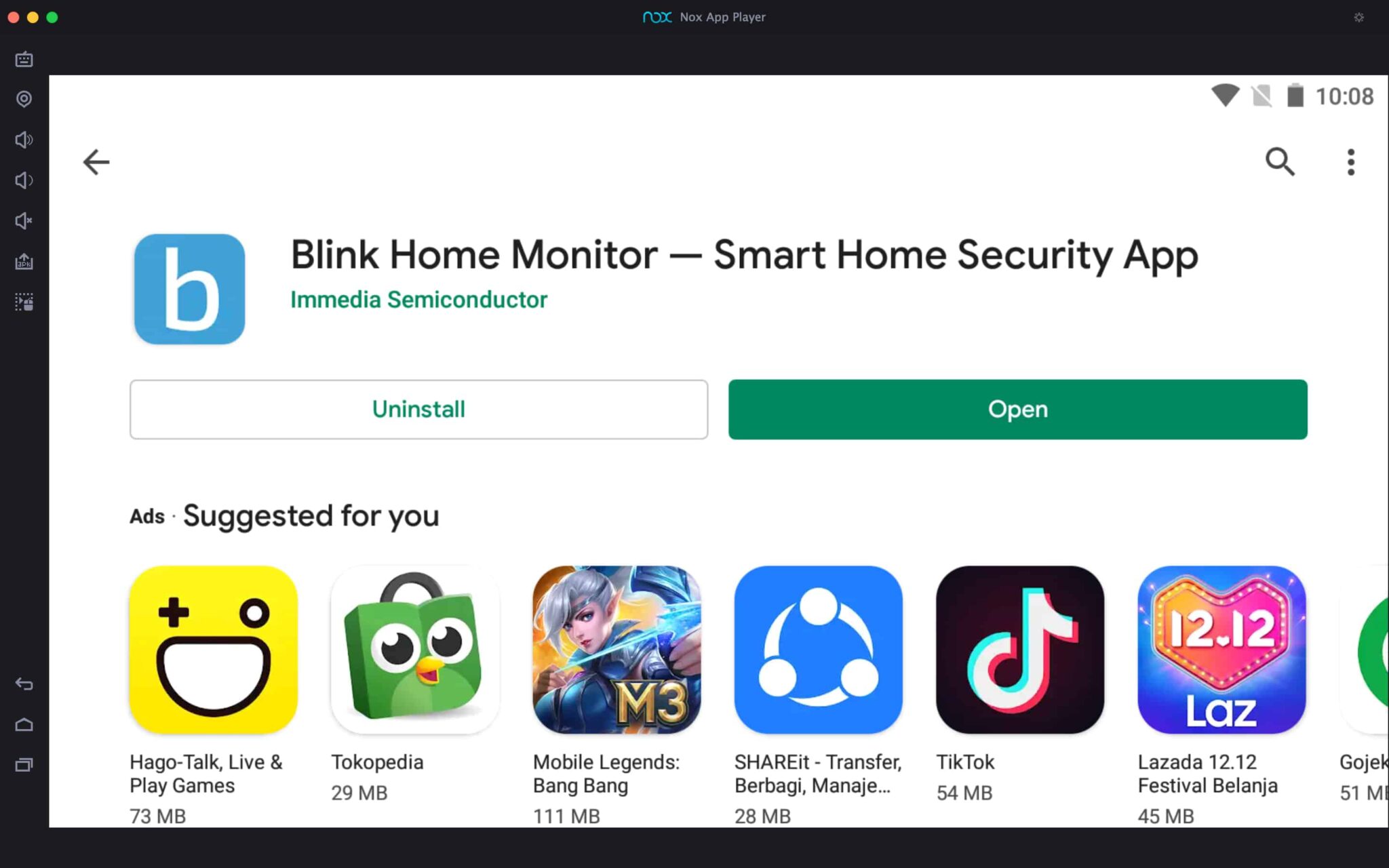 Blink App For PC installation