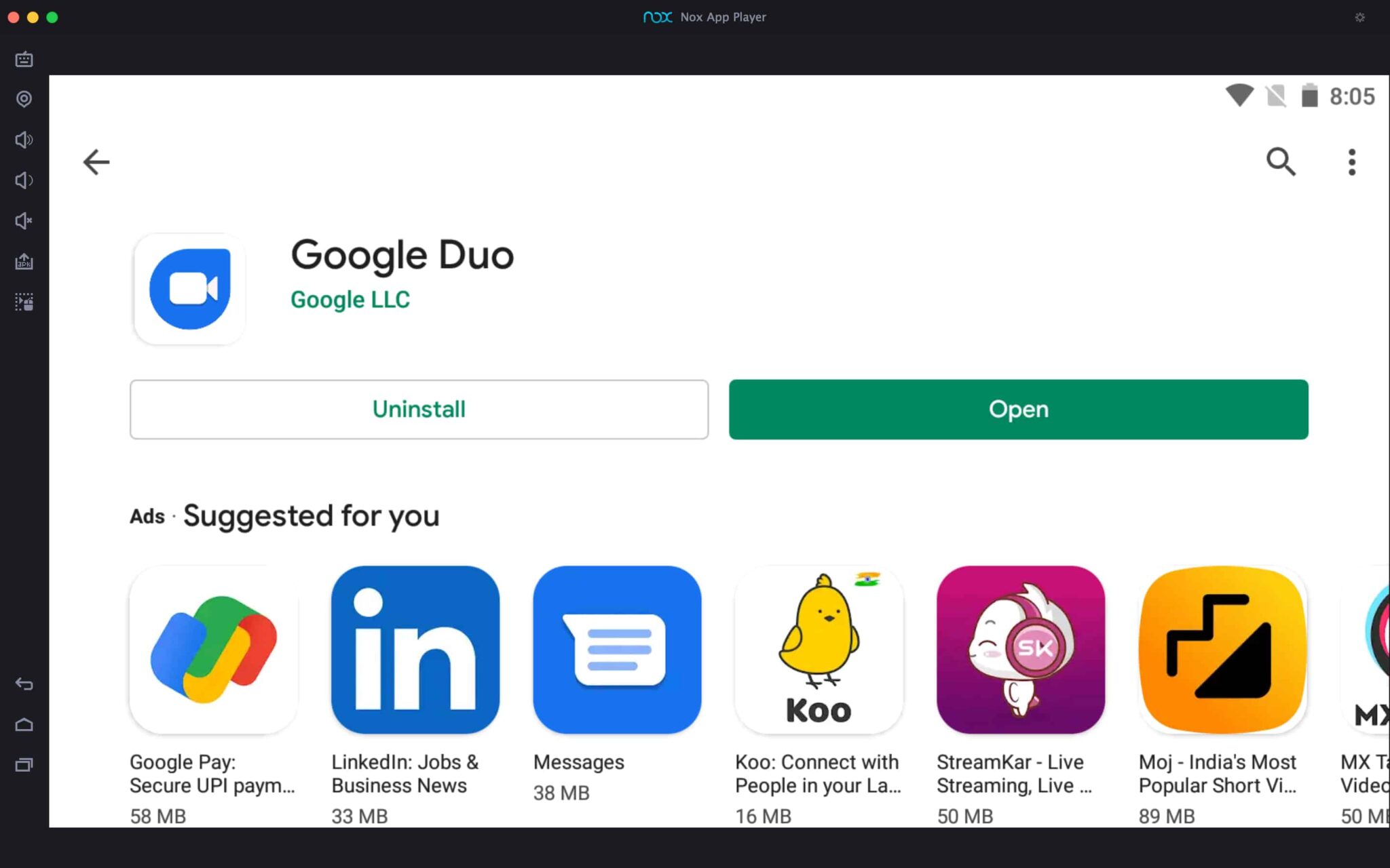 download google duo software for my pc