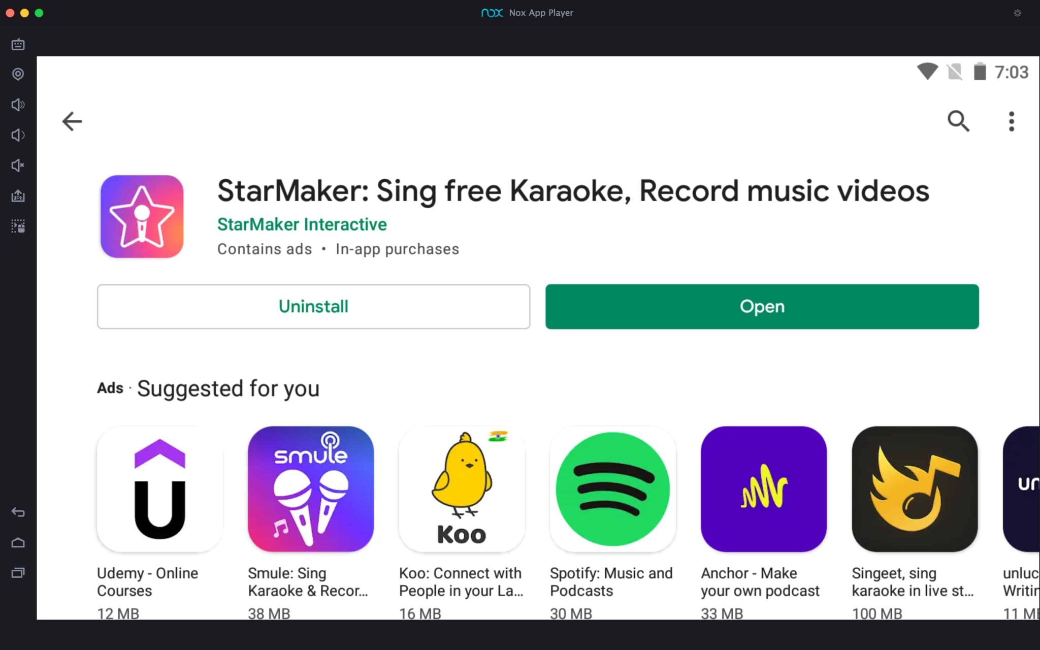 StarMaker For PC installation