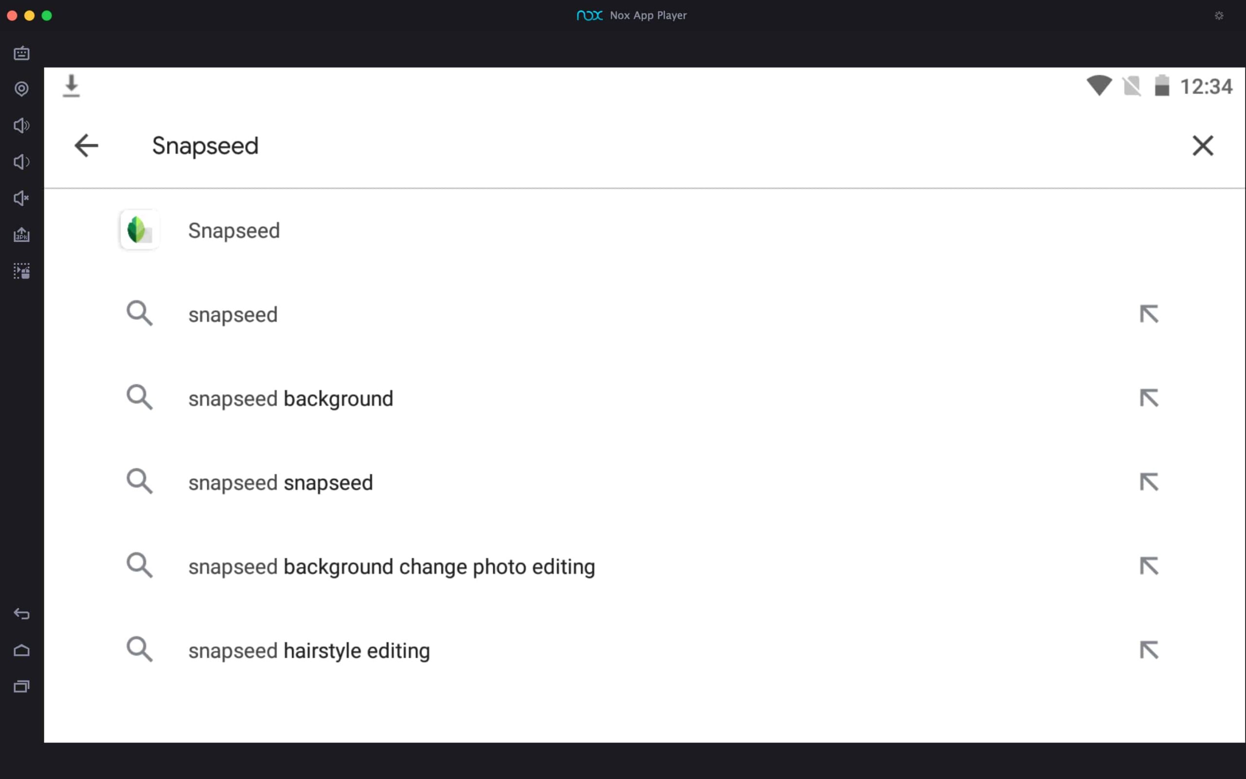 Snapseed For PC installation