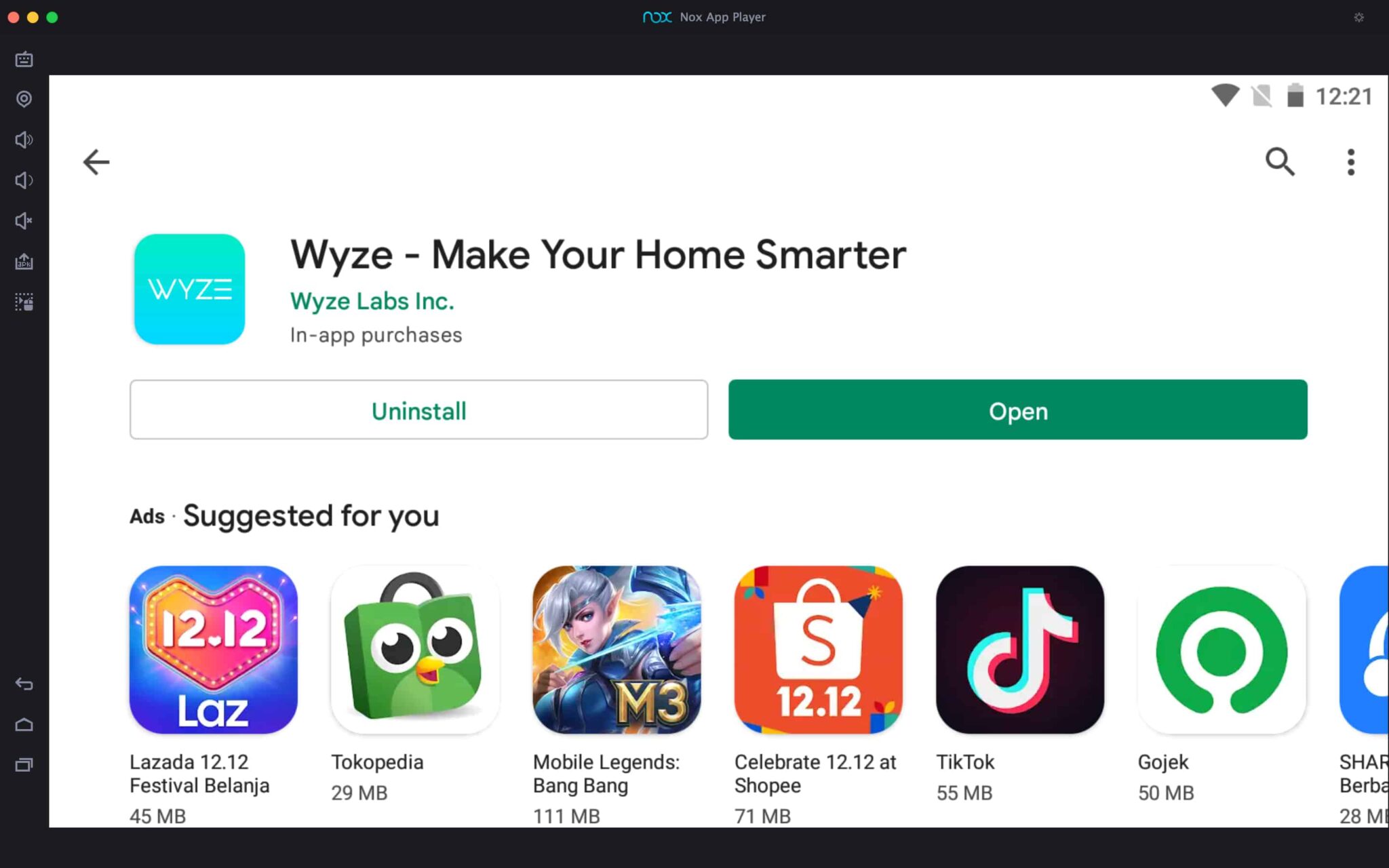 Wyze App For PC installation