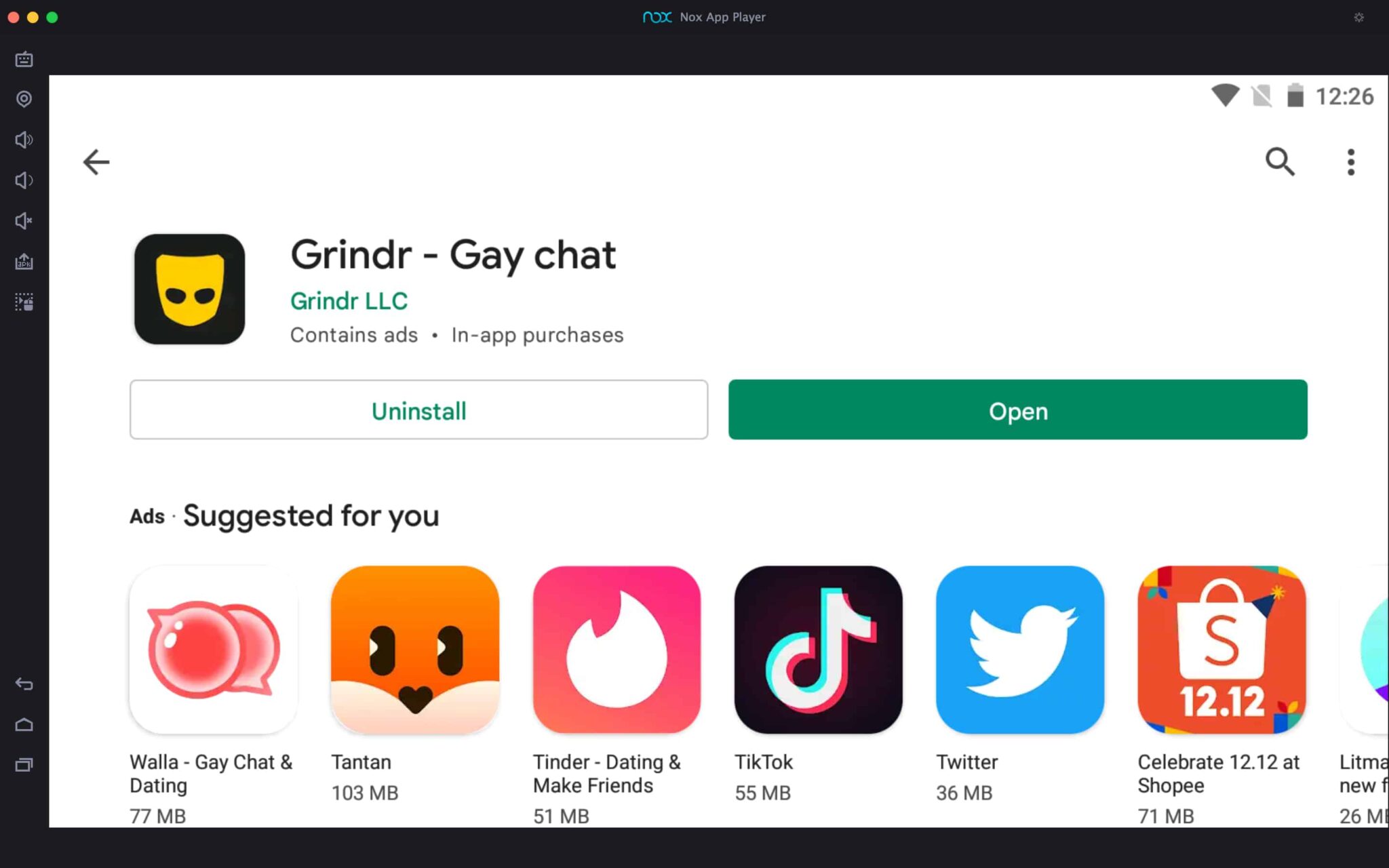 Grindr For PC installation