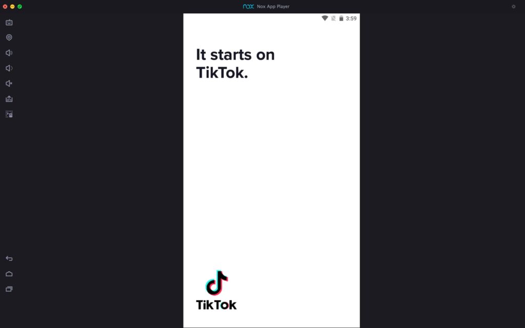 TikTok For PC installation