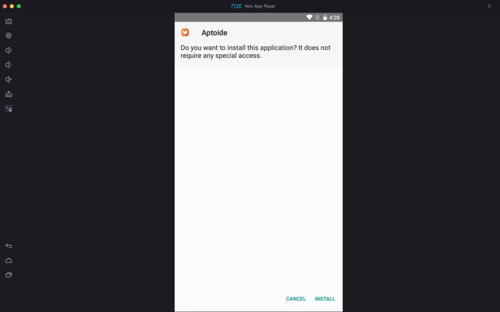 Aptoide For PC installation